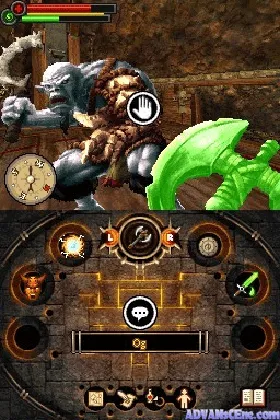 Fighting Fantasy - The Warlock of Firetop Mountain (USA) screen shot game playing